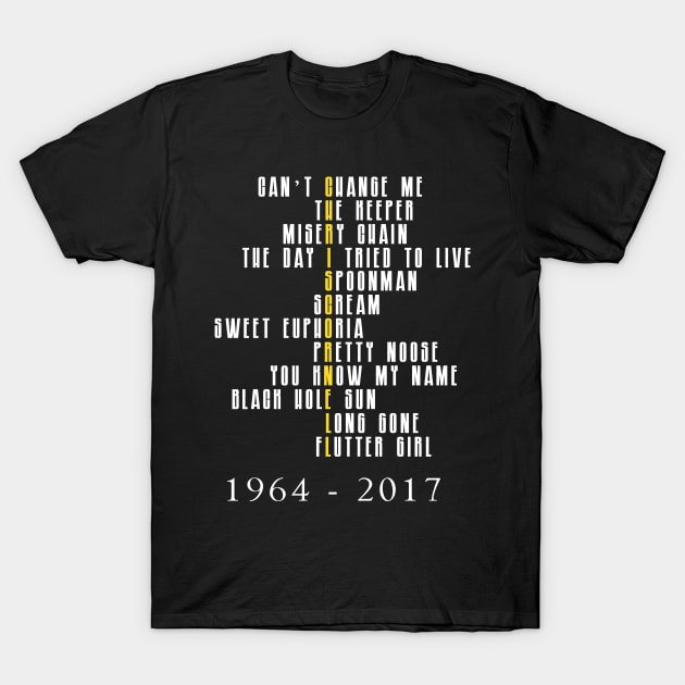 ChrisCornell 1964 - 2017 T-Shirt by dankdesigns